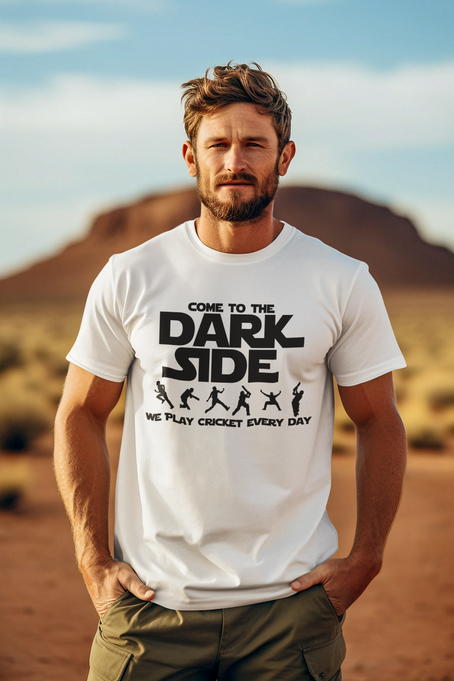 Come to the Dark Side | Cricket T-shirt