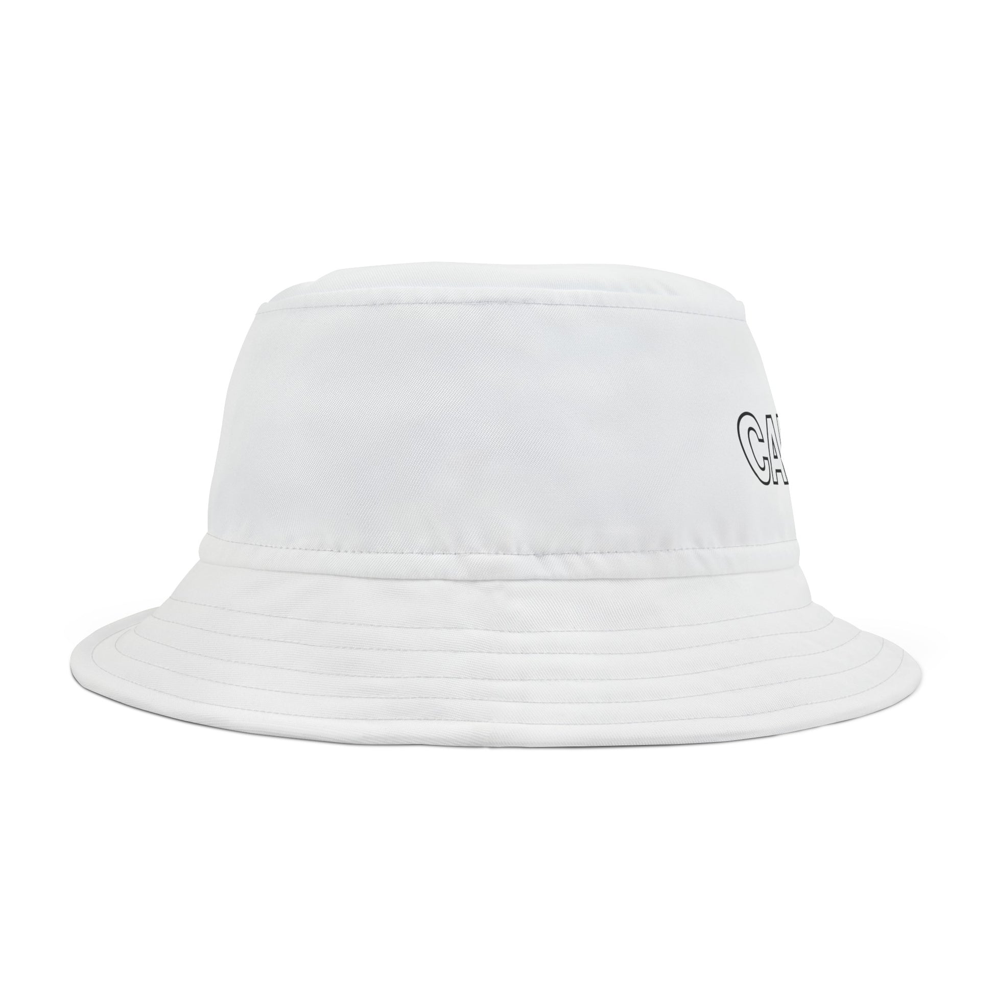 Cricket gift ideas, cricket shirts and presents for cricket lovers - Streetcricket24x7 - Captain Cricket Hat-Side-White